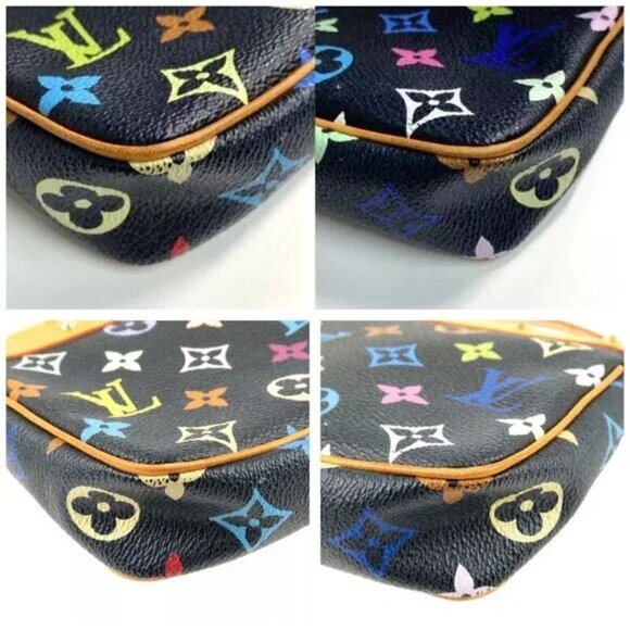 100% Authentic Louis Vuitton Monogram Multi Color Pochette Accessoires - Picture 5 of 12